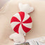 Adorable Festive Swirl Candy Cushion with Wrapper Ends | Soft Sofa Decor