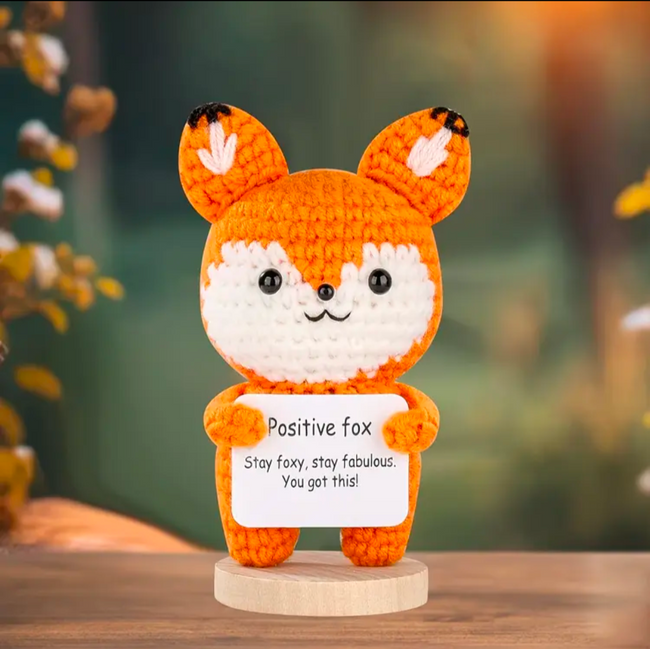 Handmade Positive Fox Hover Image