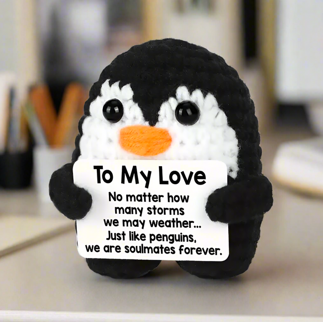 Handmade To My Love Penguin Hover Image