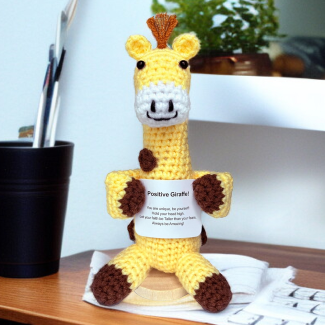 Handmade Positive Giraffe Hover Image