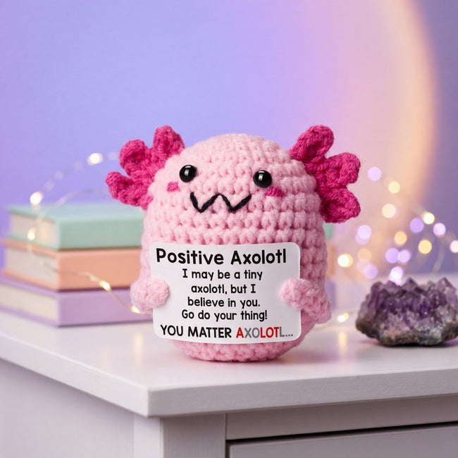 Handmade Positive Axolotl Hover Image