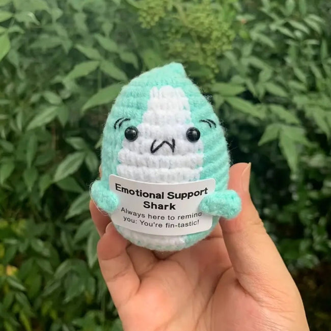 Handmade Emotional Support Shark Finny Hover Image