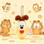 Cute Odie Plush Keychain & Bag Charm - Soft Cartoon Stuffed Pendant
