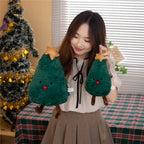 Adorable Festive Christmas Tree Plushie with Legs | Soft Winter Room & Sofa Decor