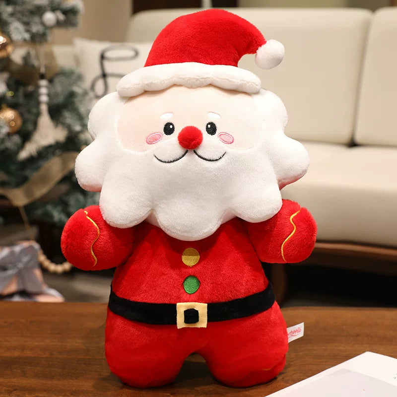 Adorable Festive Santa Plushie with Rosy Cheeks & Belt | Cozy Holiday Decor