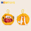 Adorable Kawaii Garfield Transparent Window Ita Backpack | Fluffy Coin Purse