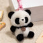 Cute Panda Plush Keychain & Bag Charm - Soft Cartoon Stuffed Pendant
