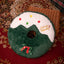 Adorable Festive Wreath Cushion with "Merry Christmas" Embroidery | Soft Decor