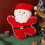 Adorable Festive Santa Cushion with Belt & White Beard | Soft Sofa Decor
