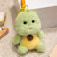 Cute Turtle Plush Keychain & Bag Charm - Soft Cartoon Stuffed Pendant
