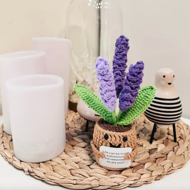 Handmade Emotional Support Plant Lavender Hover Image