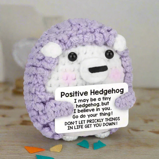 Handmade Positive Hedgehog Hover Image