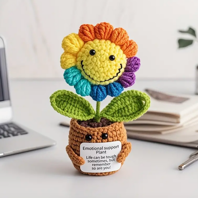 Handmade Emotional Support Plant Rainbow Ray Hover Image