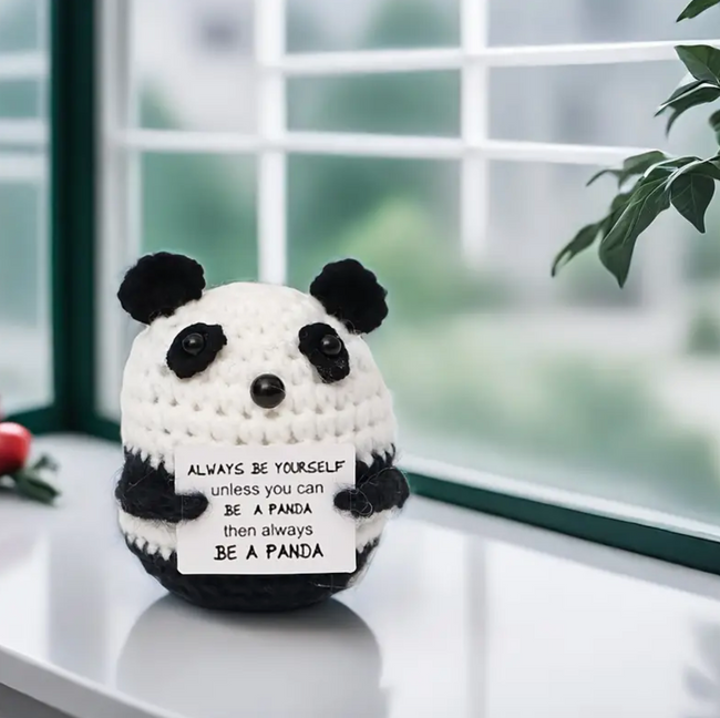 Handmade Always Be Yourself Panda Hover Image