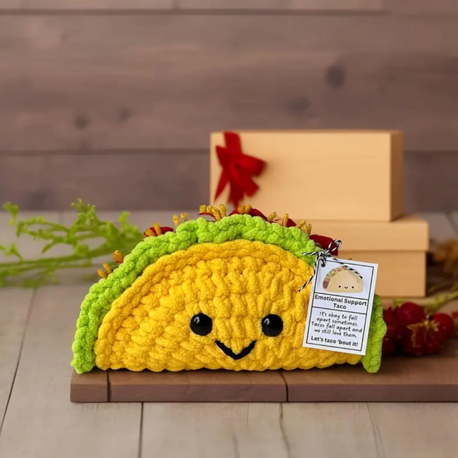 Handmade Emotional Support Taco Hover Image