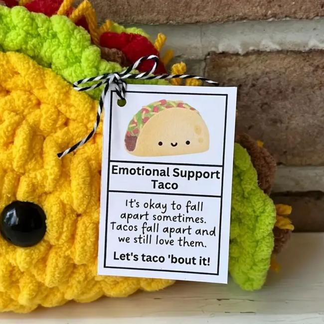 Handmade Emotional Support Taco Main Image