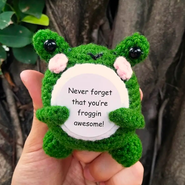 Handmade You're Froggin Awesome Frog Hover Image