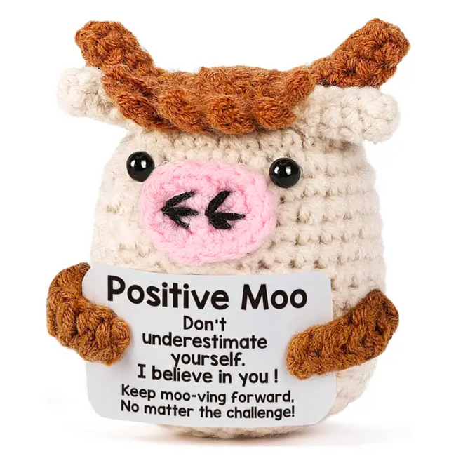 Handmade Positive Moo Cow Hover Image