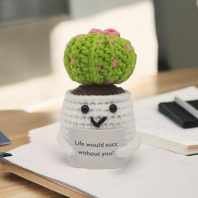 Handmade Life Would Suck Without You Succulent Cactus Hover Image