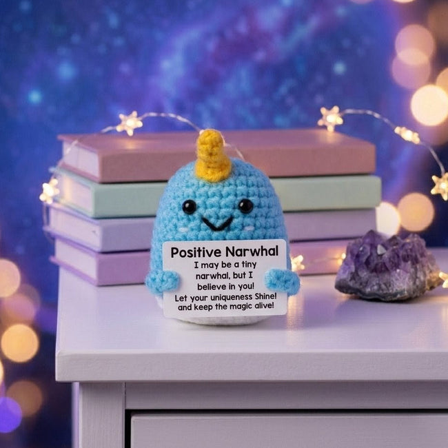 Handmade Positive Narwhal Hover Image