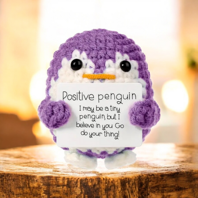 Handmade Violet The Positive Penguin Hover Image