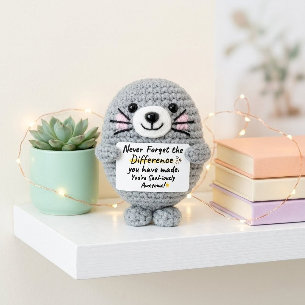 Handmade Seal-iously Awesome Positivity Seal
