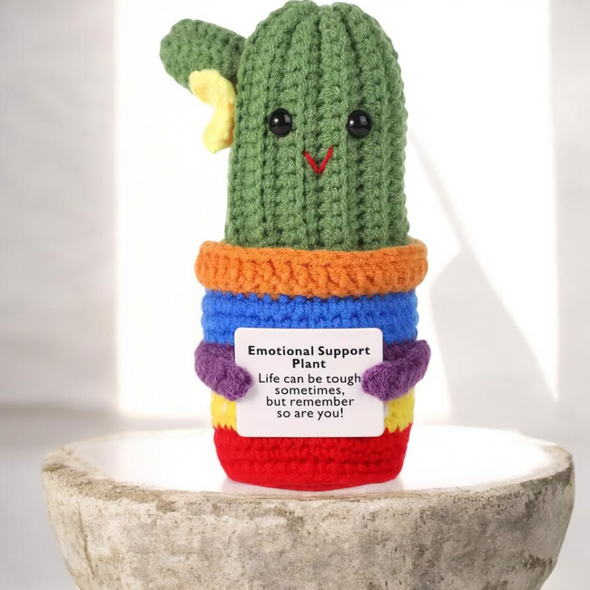 Handmade Emotional Support Plant Cactus Hover Image