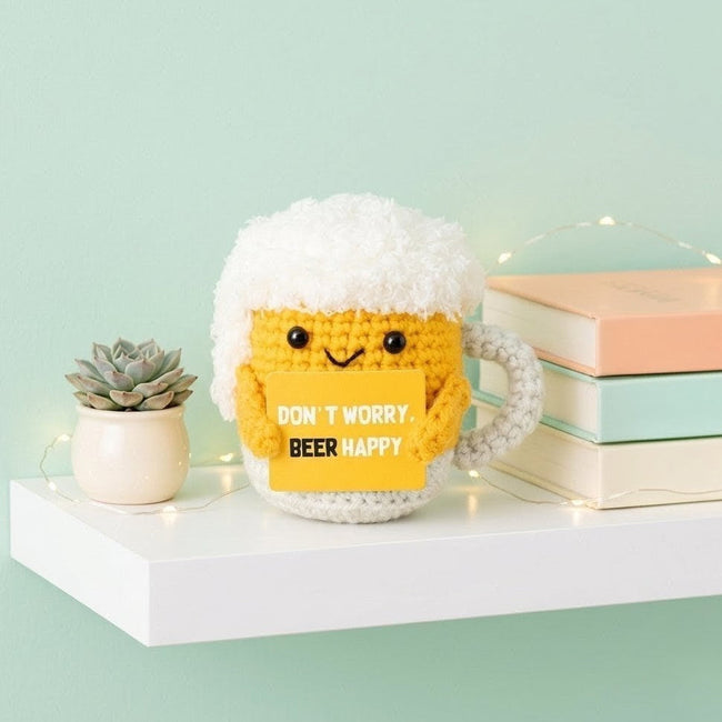 Handmade Don't Worry Beer Happy Mug Main Image