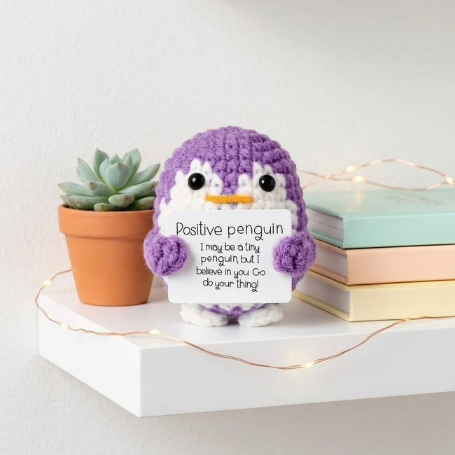 Handmade Violet The Positive Penguin Main Image